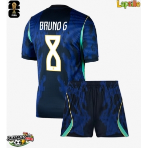 Brasilia Bruno Guimaraes #8 Vieraspaita Lapsille MM-kisat 2026 Lyhythihainen (+ shortsit)